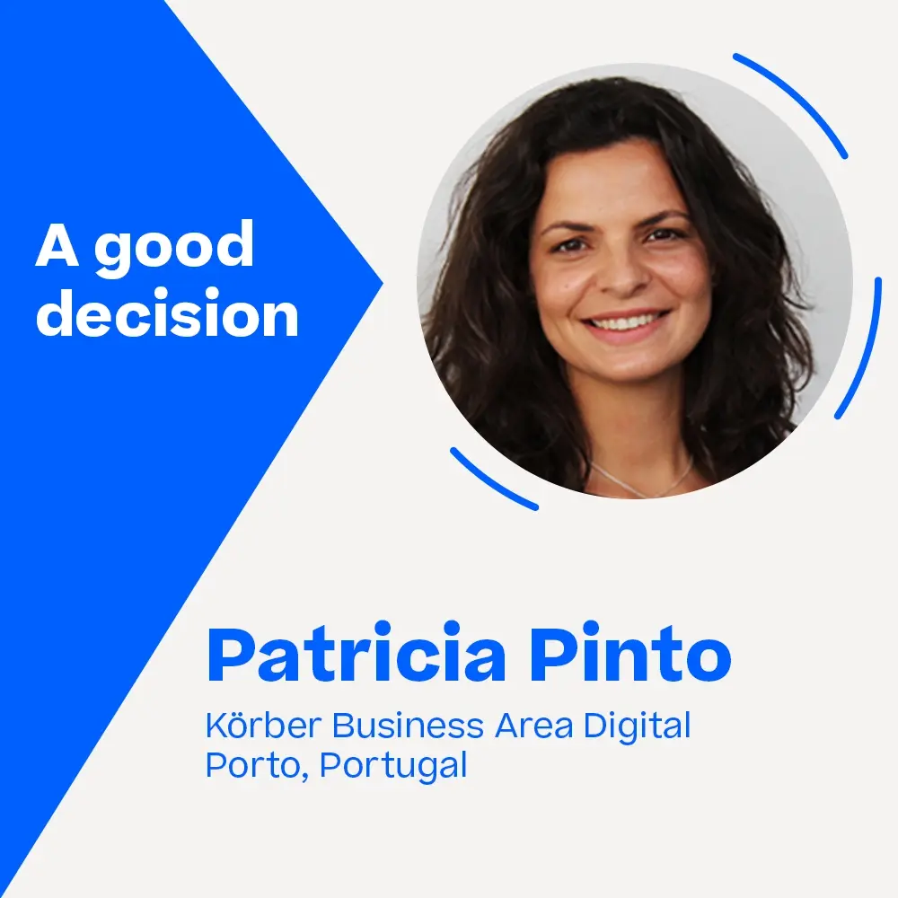 Patricia Pinto,产品负责人,柯尔柏数字化业务领域,葡萄牙波尔图
