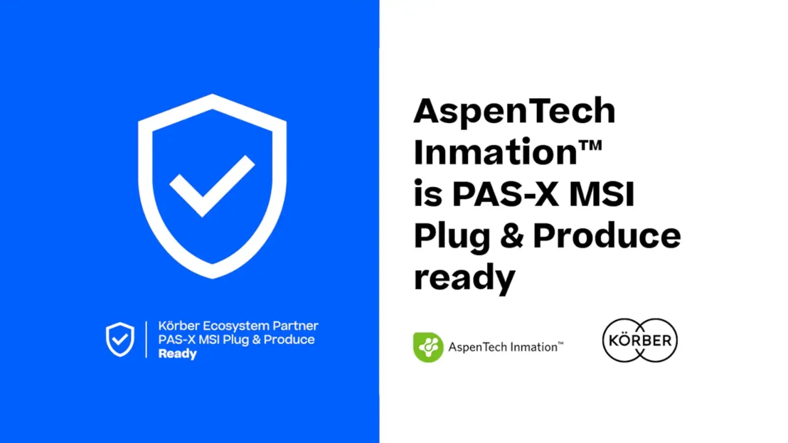 柯尔柏将AspenTech Inmation认证为“PAS-X MSI即插即用”的“就绪”级别合作伙伴。