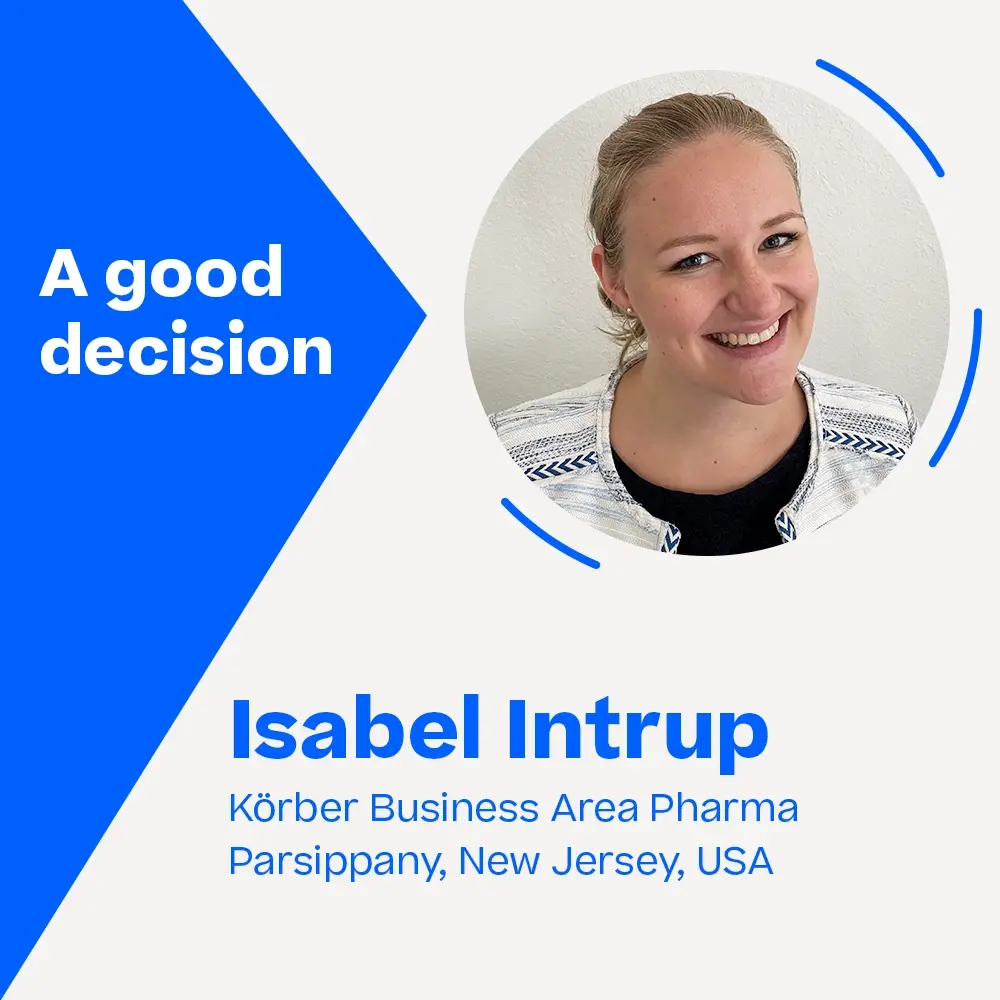 Isabel Intrup,培训经理,柯尔柏医药科技业务领域,美国新泽西州帕西帕尼