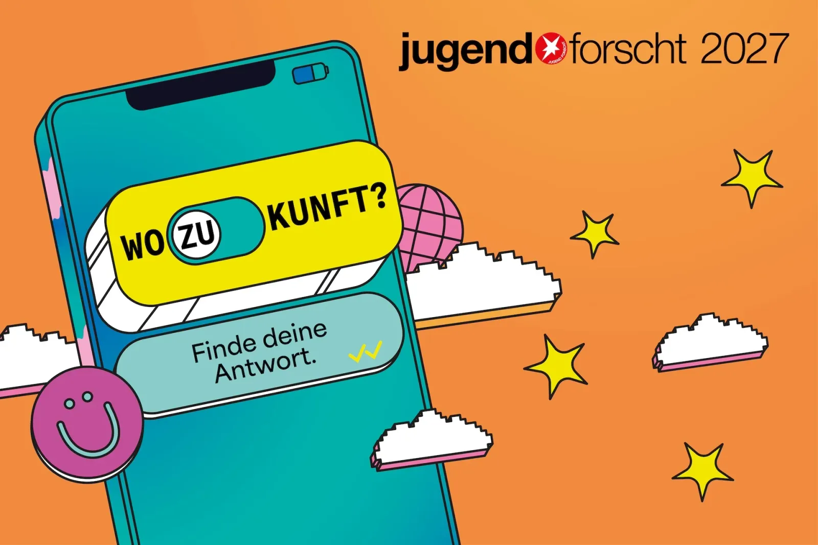 “Ju​gend ​forsc​ht”​竞赛​的​横幅