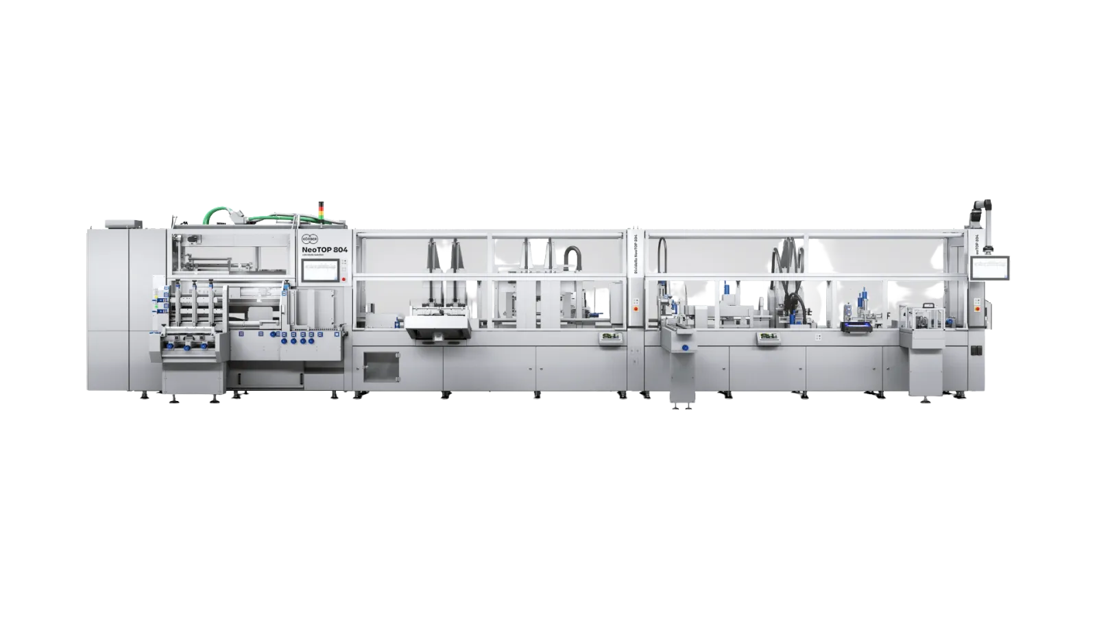 Photo of one of Körber's Dividella NeoTOP 804 cartoner​ machine.​
柯尔柏 ​Dividella NeoTOP 804​ 装盒​设备​图片